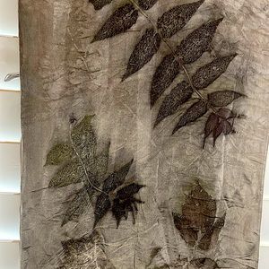 NWOT Hand dyed silk scarf, purchased from artist in New Mexico